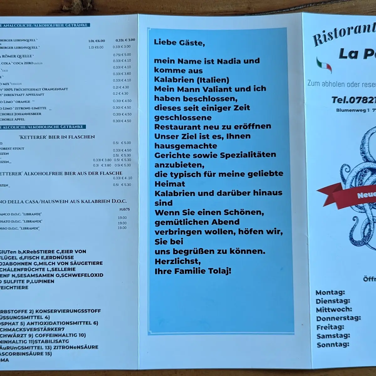 Speisekarte photo 1