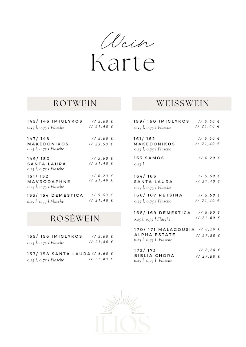 Speisekarte photo 1