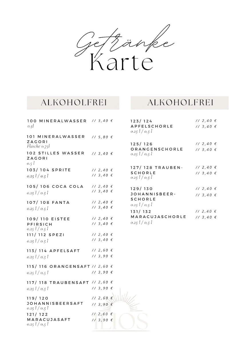Speisekarte photo 2