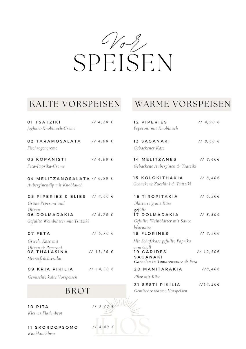 Speisekarte photo 3
