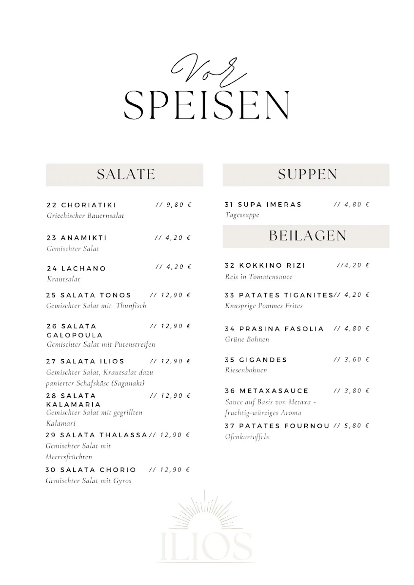 Speisekarte photo 5
