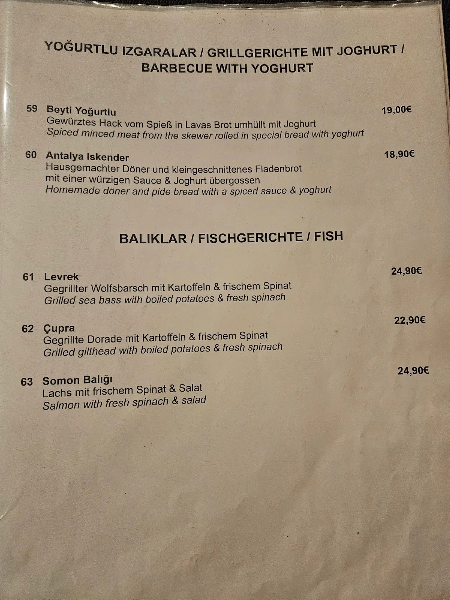 Speisekarte photo 1
