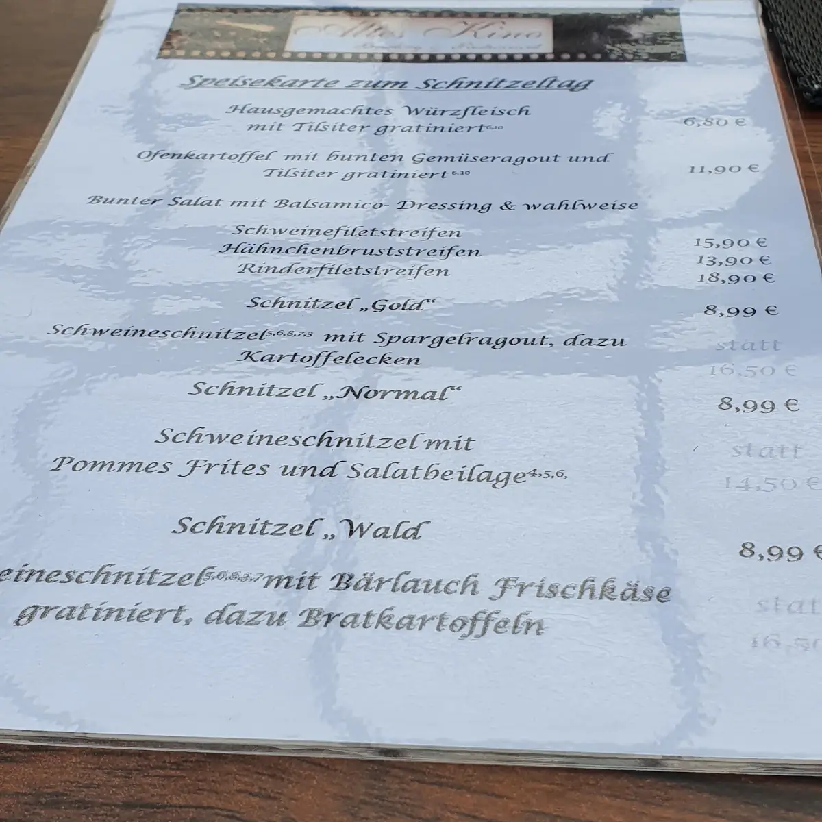 Speisekarte photo 10
