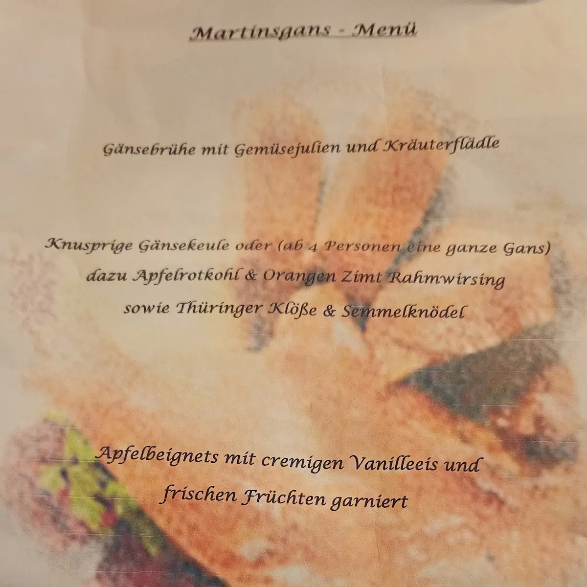 Speisekarte photo 4