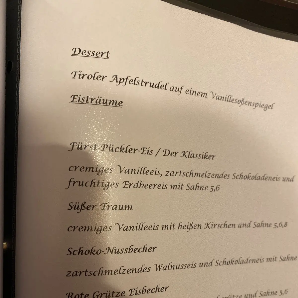 Speisekarte photo 5