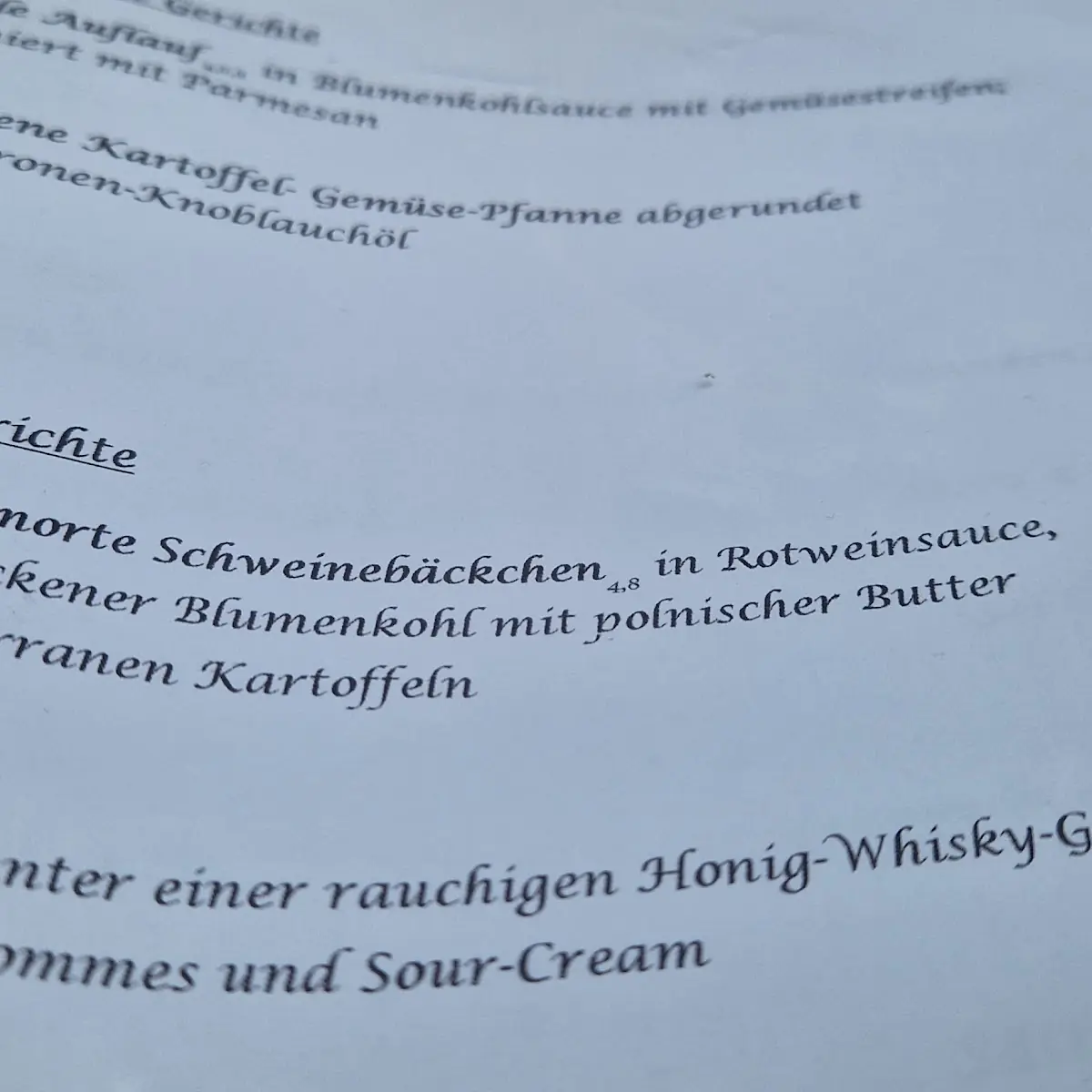 Speisekarte photo 6