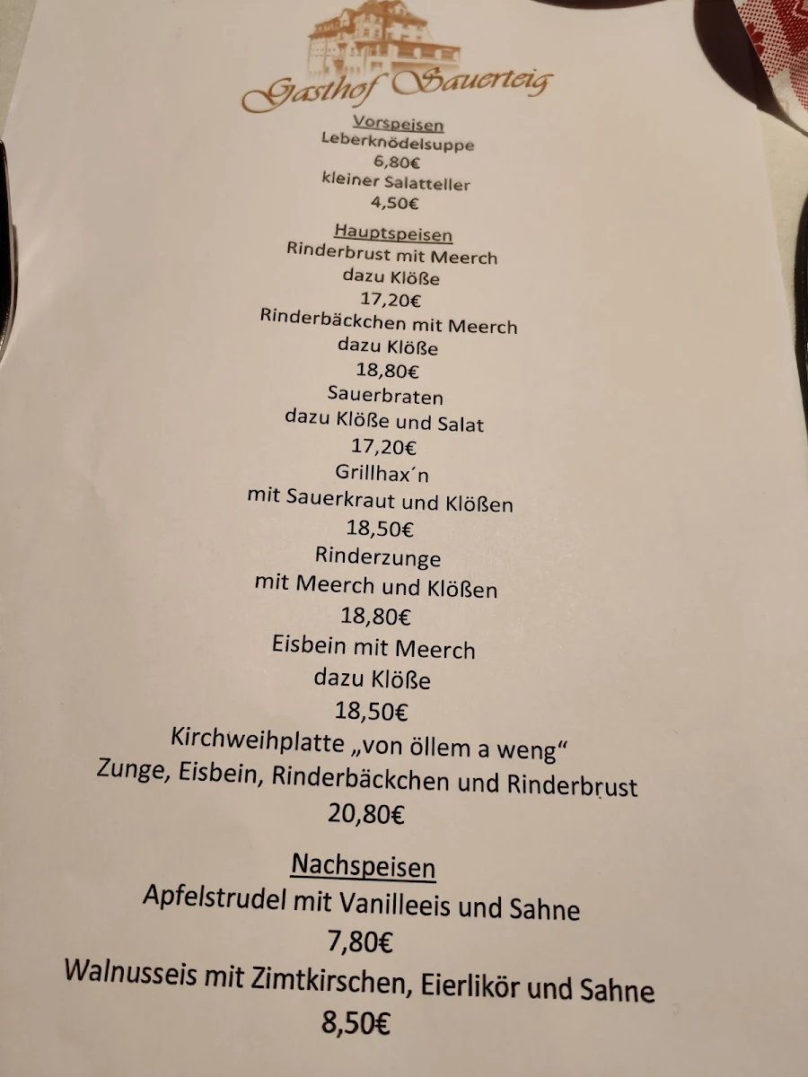Speisekarte photo 3
