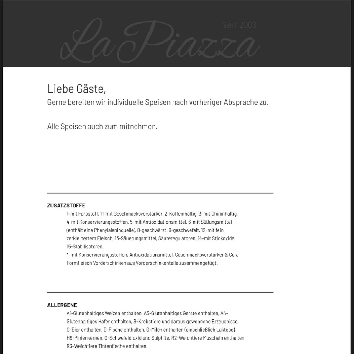 Speisekarte photo 6