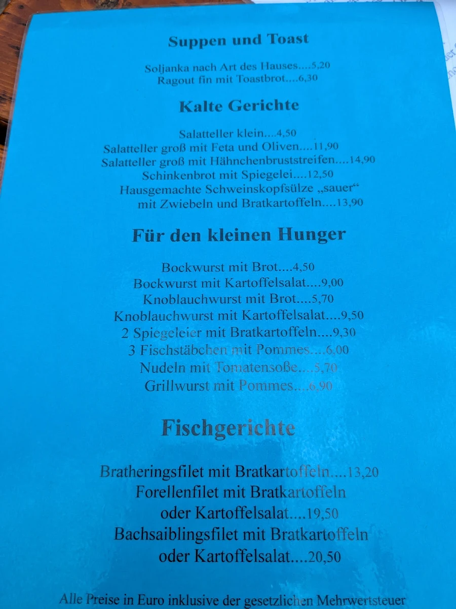 Speisekarte photo 2