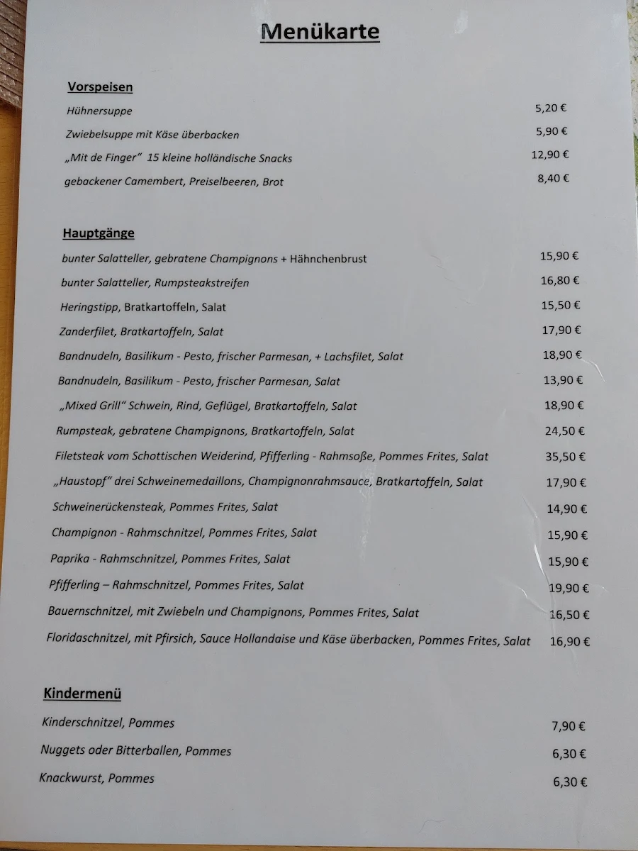 Speisekarte photo 1