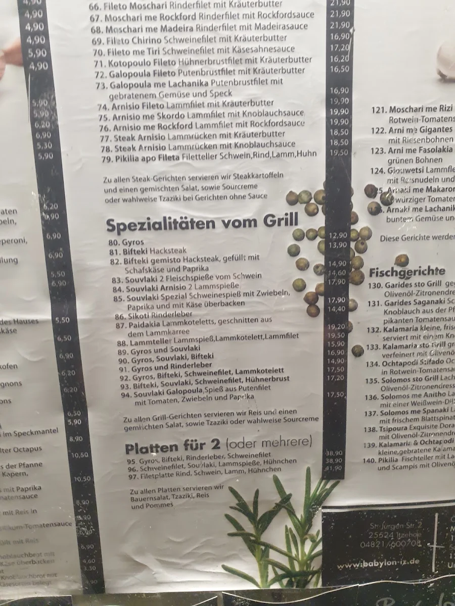 Speisekarte photo 2