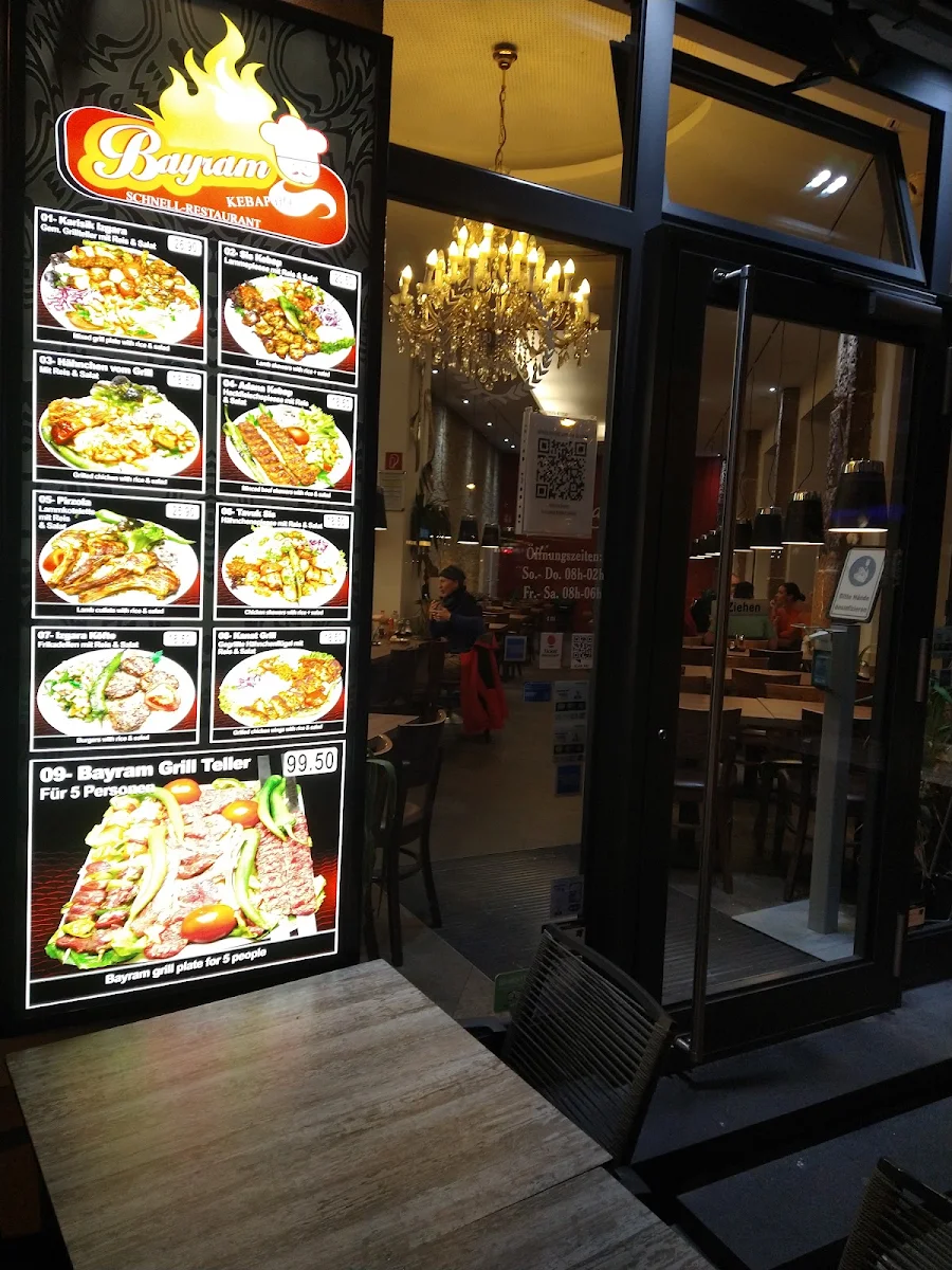Speisekarte, Bayram Grill Haus