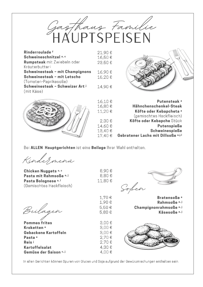 Speisekarte photo 2