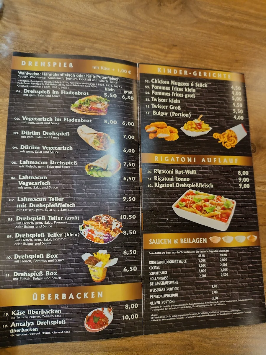 Speisekarte photo 1