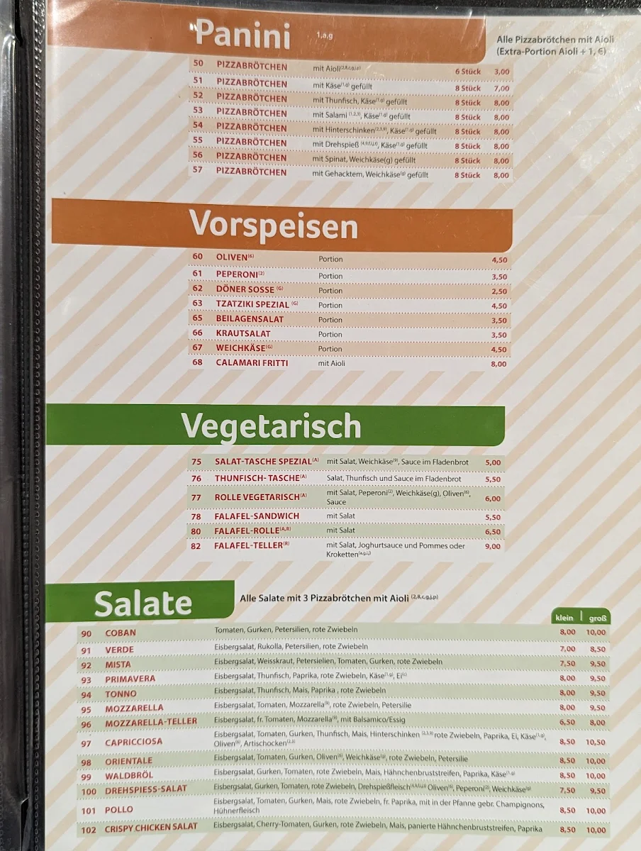 Speisekarte photo 3
