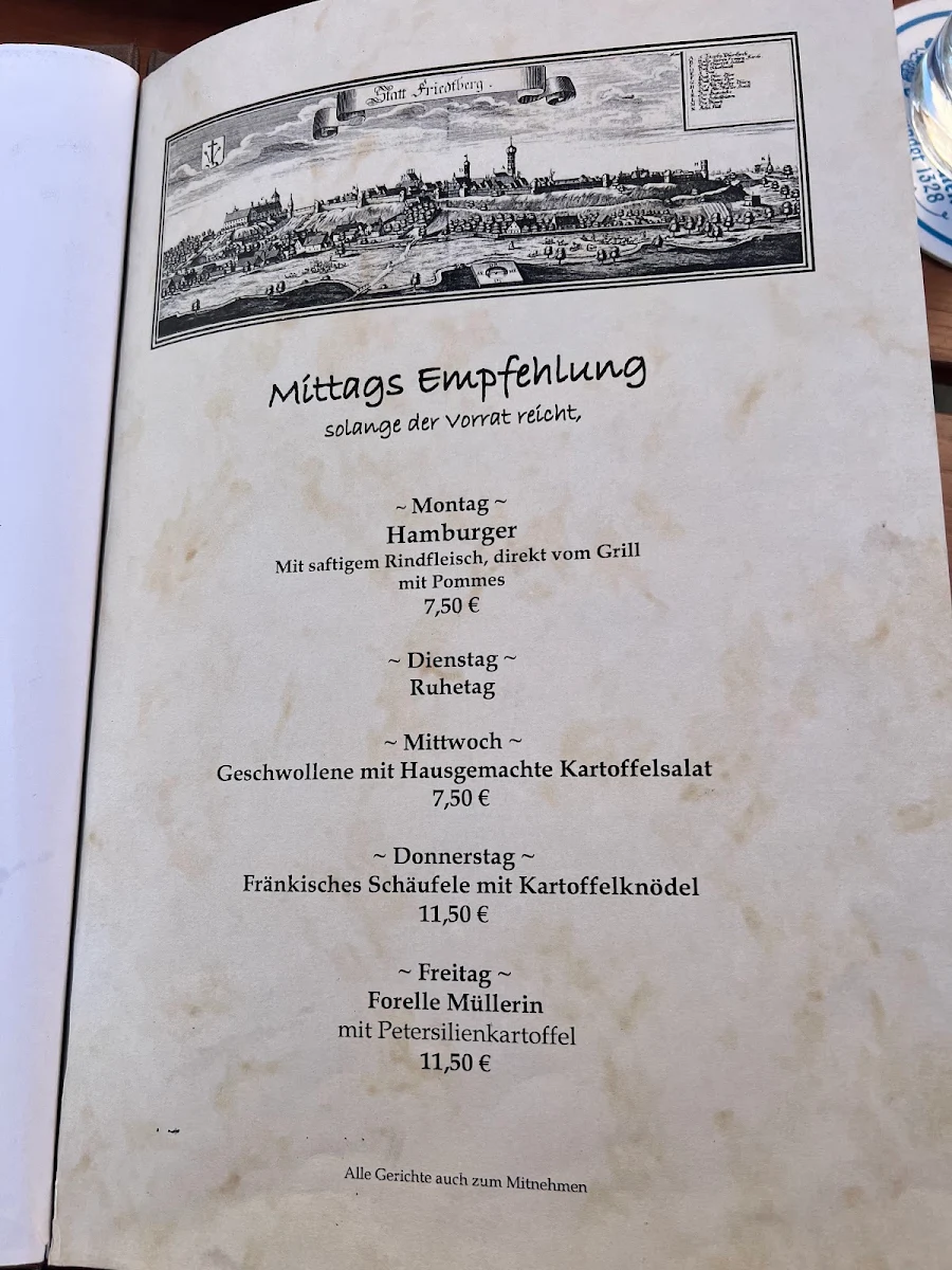 Speisekarte photo 1