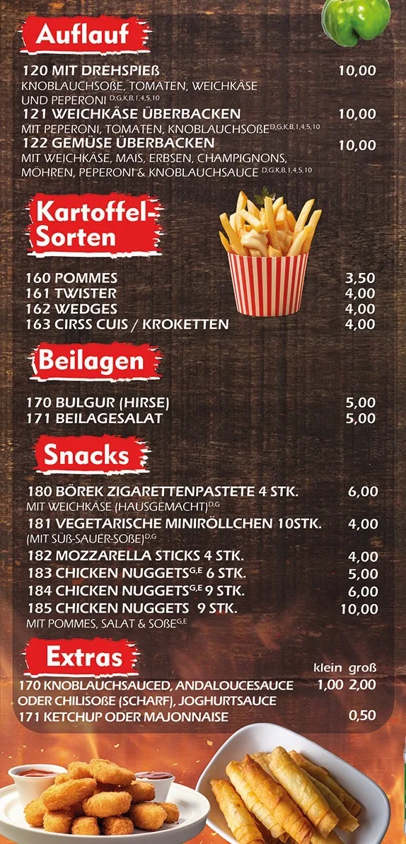 Speisekarte photo 5