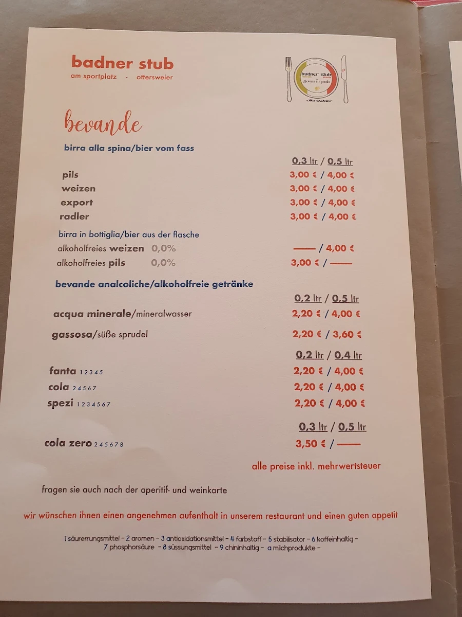 Speisekarte photo 1
