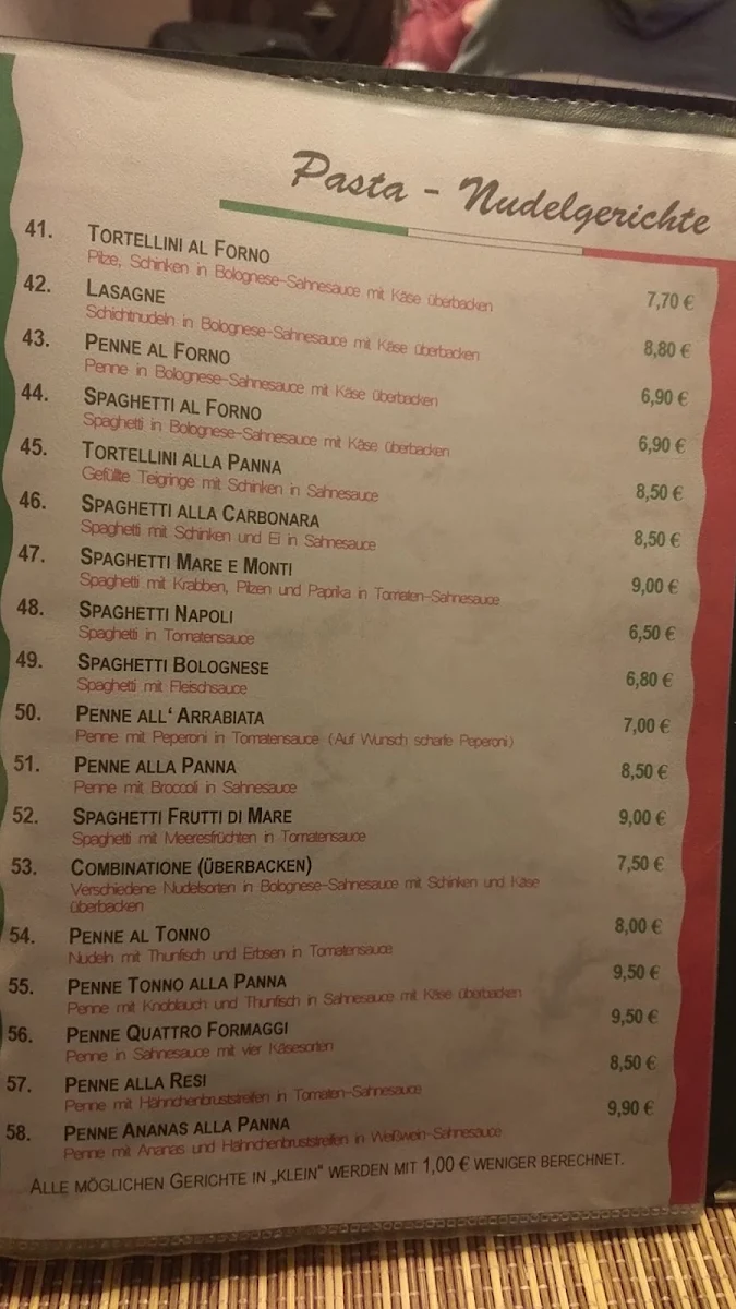 Speisekarte photo 3
