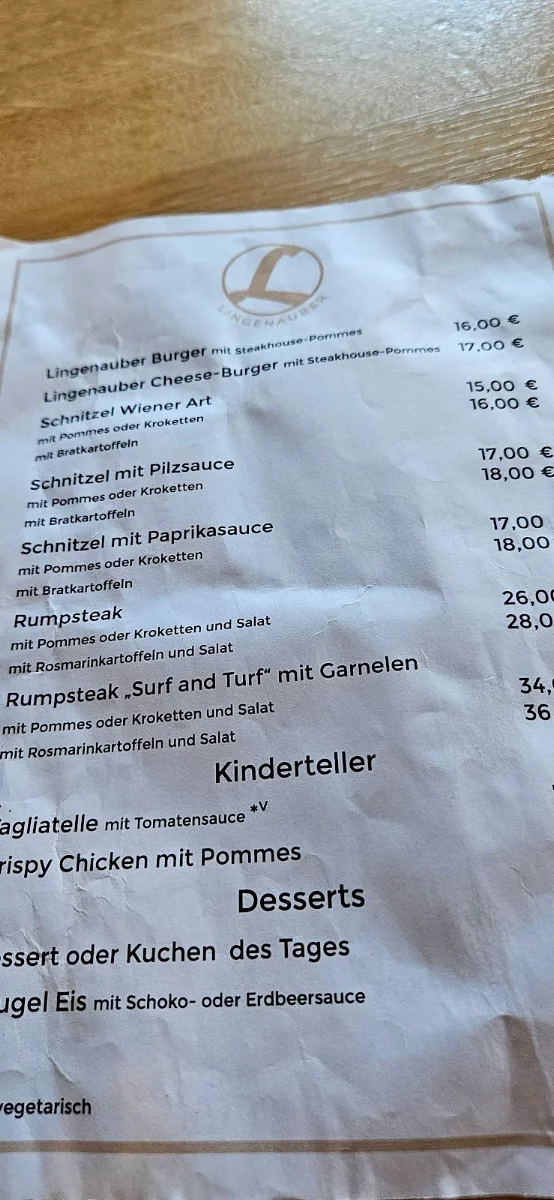 Speisekarte photo 1