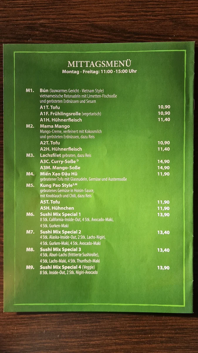 Speisekarte photo 1