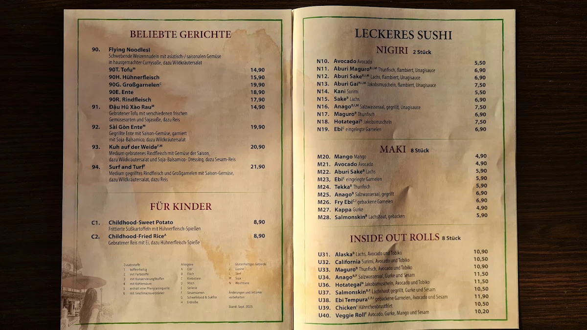 Speisekarte photo 2