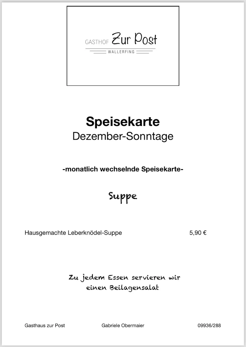 Speisekarte photo 7