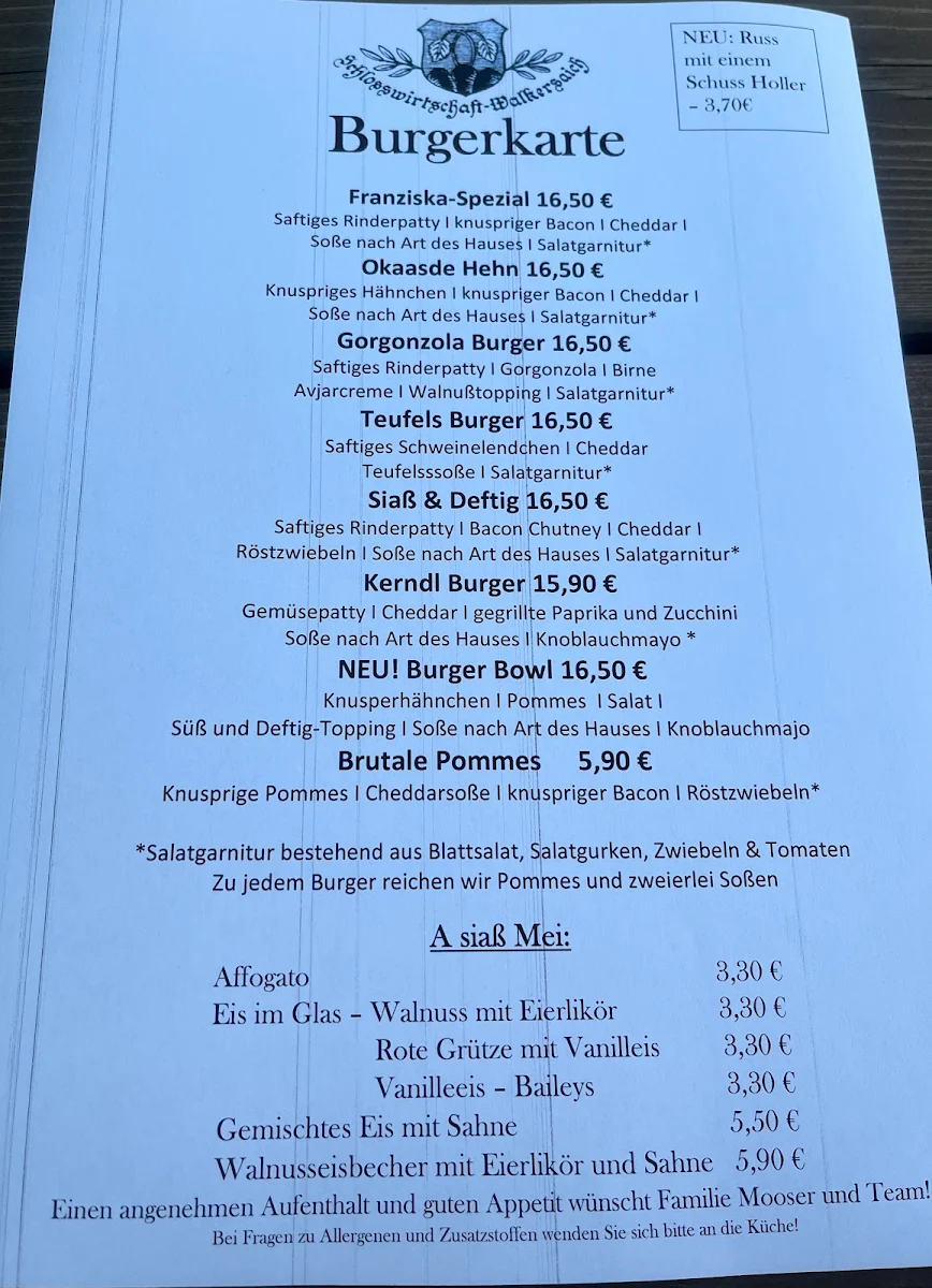 Speisekarte photo 1