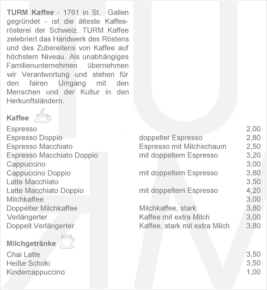 Speisekarte photo 1