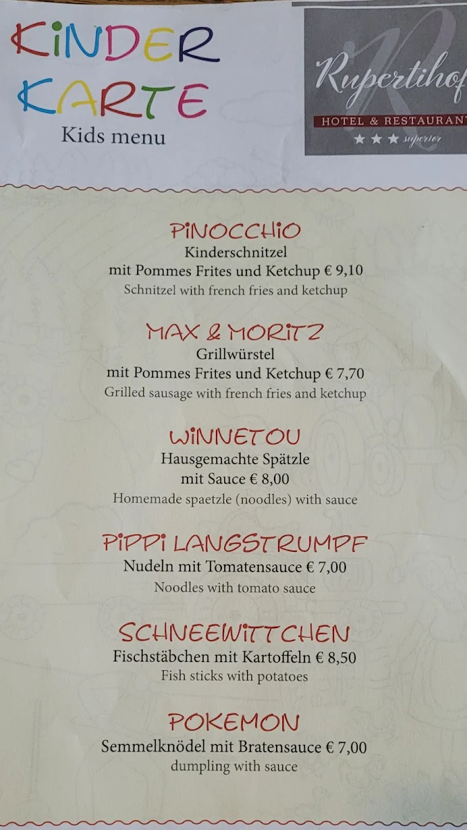 Speisekarte photo 2