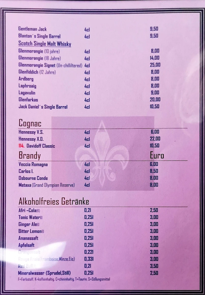 Speisekarte photo 9