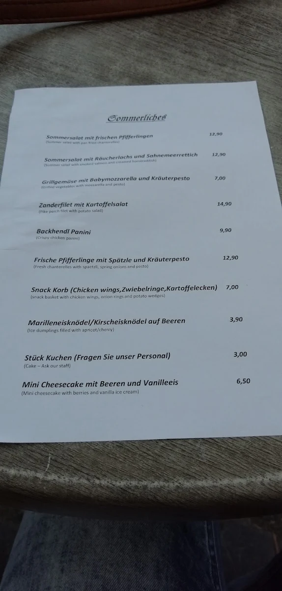 Speisekarte photo 4
