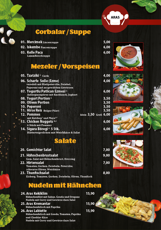 Speisekarte photo 5