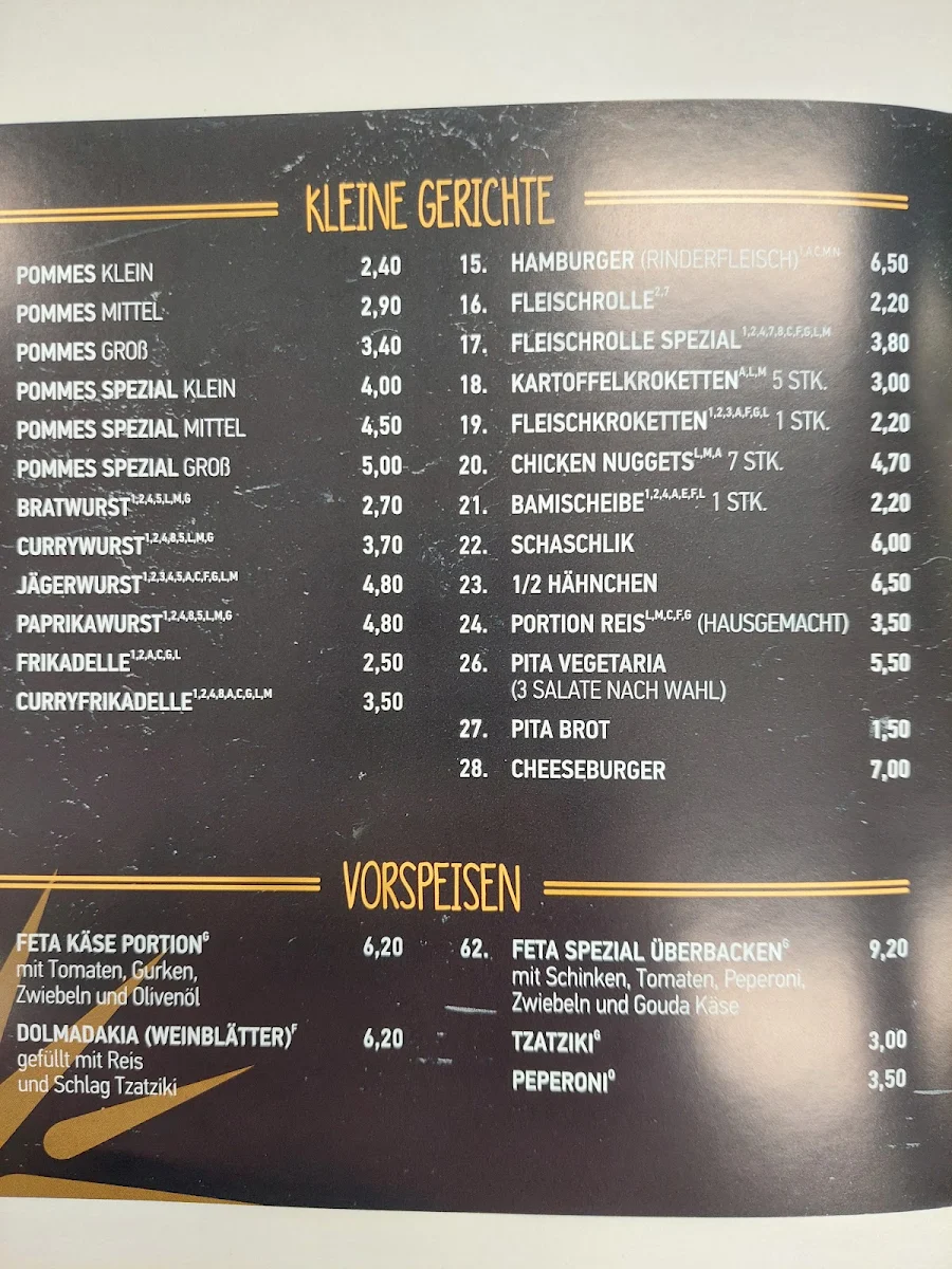 Speisekarte photo 2