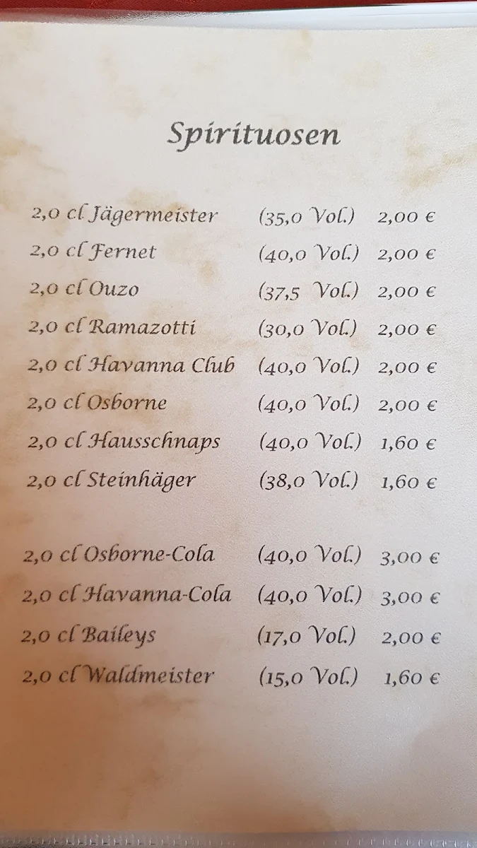 Speisekarte photo 2