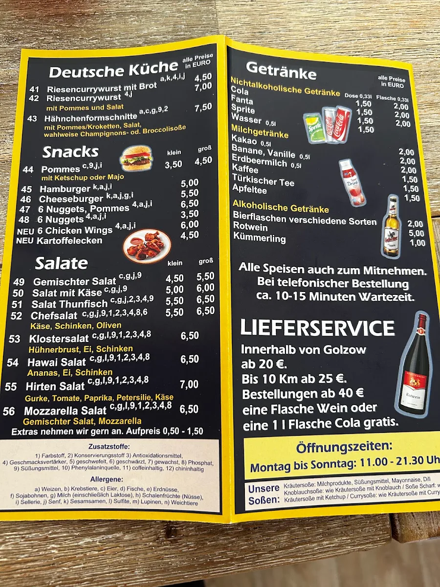 Speisekarte photo 3