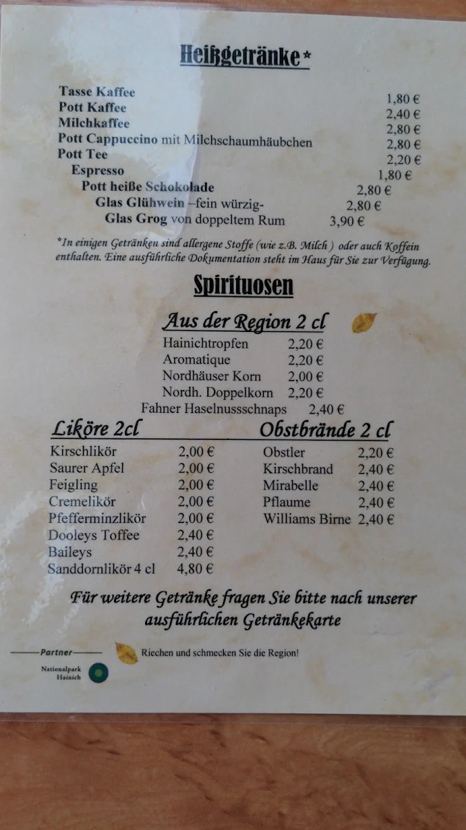 Speisekarte photo 2