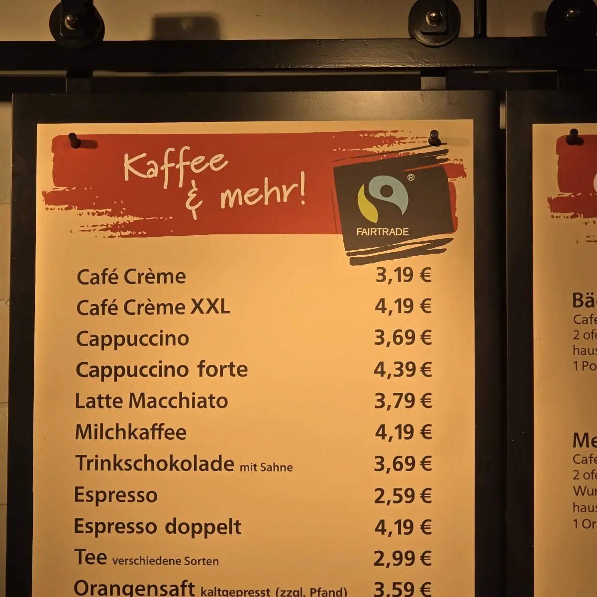 Speisekarte photo 2