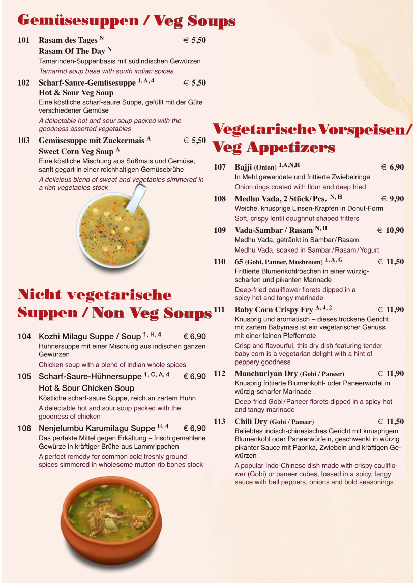 Speisekarte photo 3