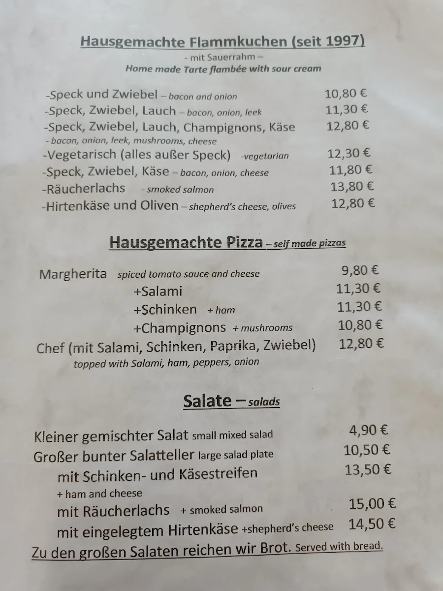 Speisekarte photo 2
