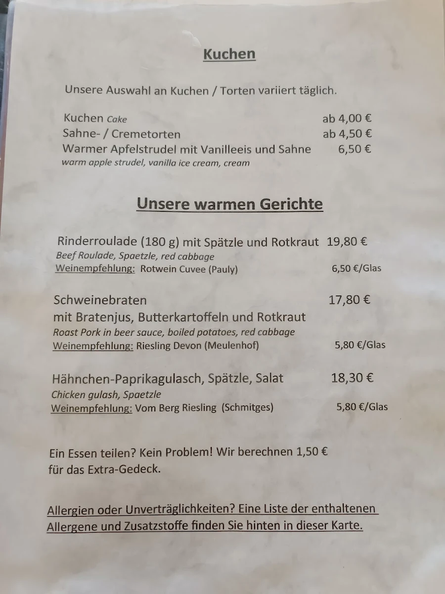Speisekarte photo 3