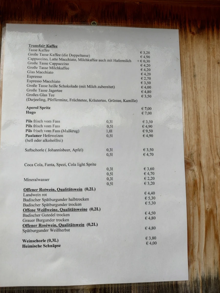 Speisekarte photo 2