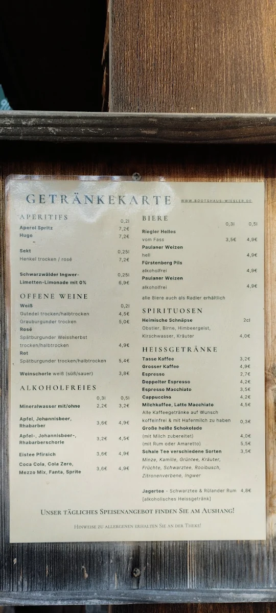 Speisekarte photo 5