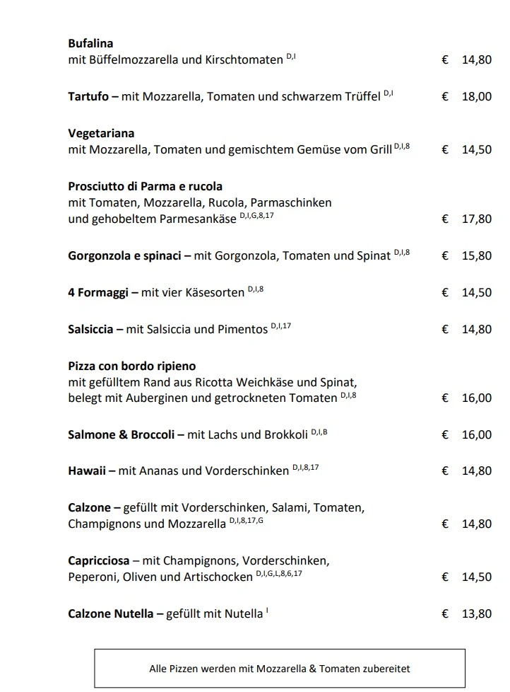 Speisekarte photo 2