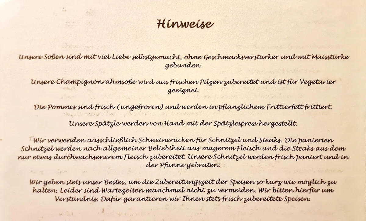 Speisekarte photo 2