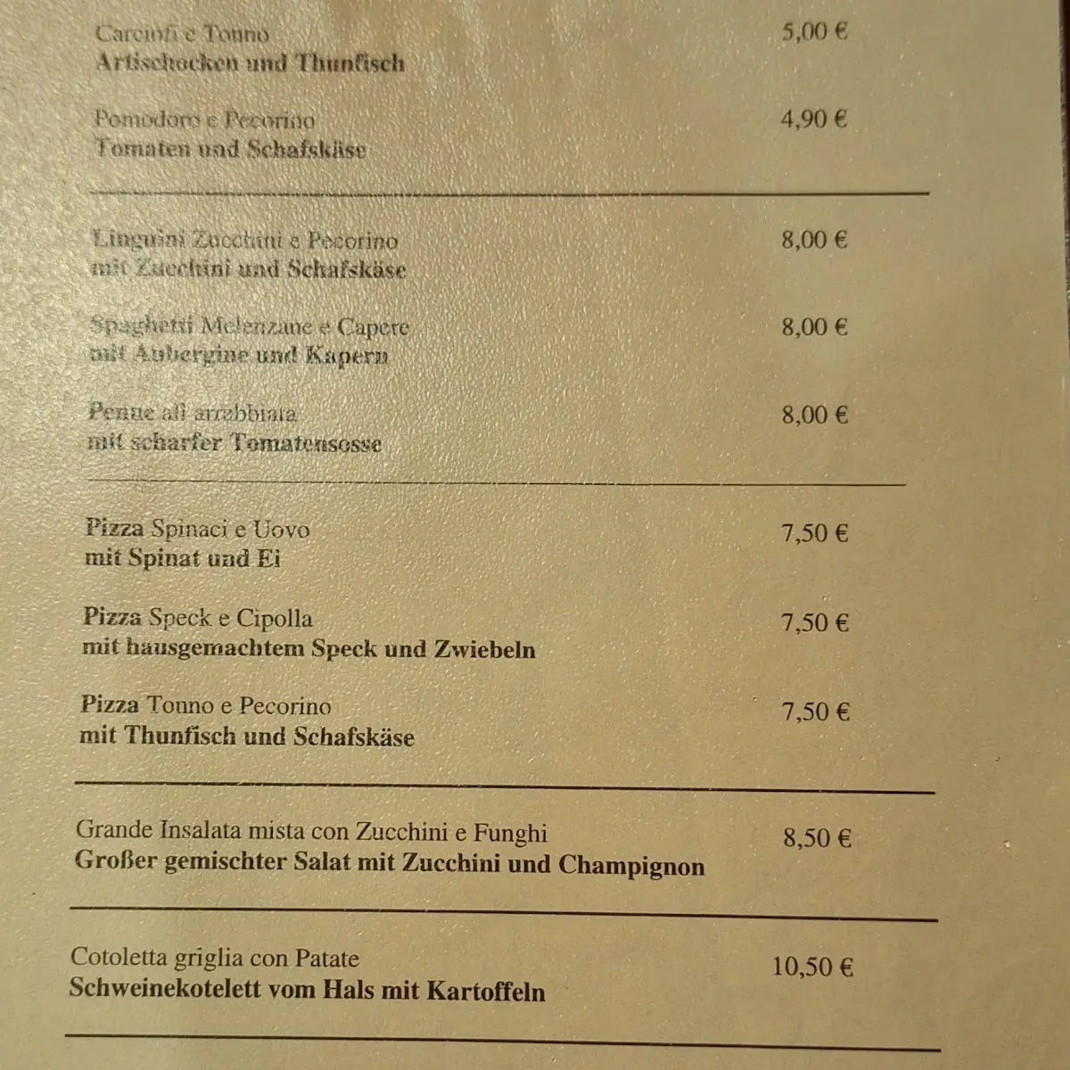 Speisekarte photo 7