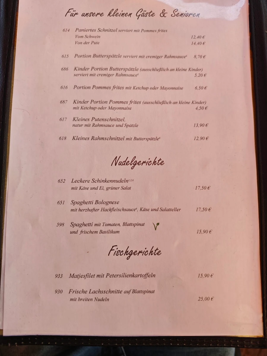 Speisekarte photo 1