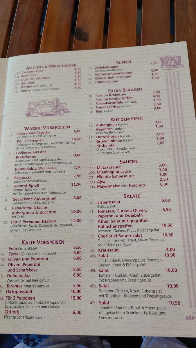 Speisekarte photo 2