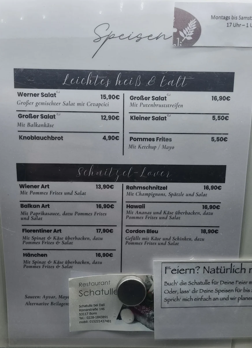 Speisekarte photo 4