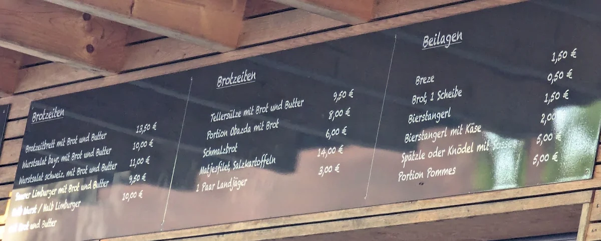 Speisekarte, HOLZHAUSER Brauerei Gasthaus - Biergarten